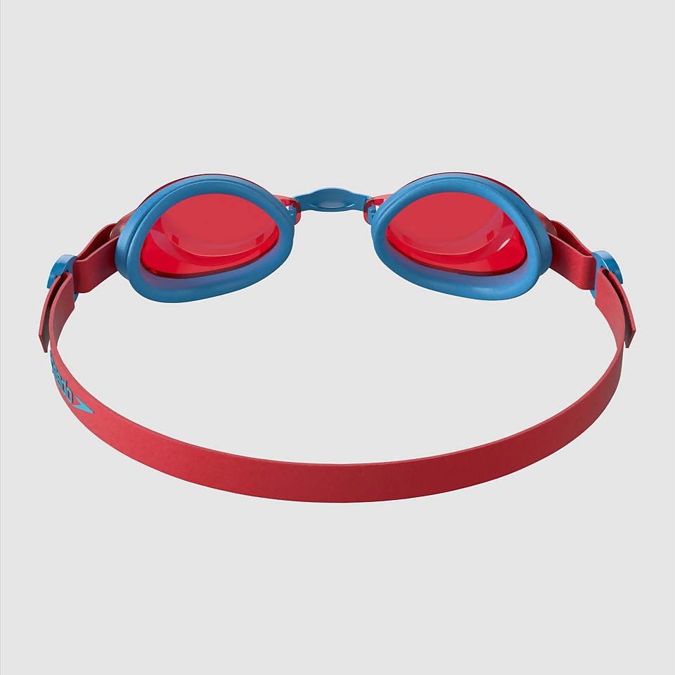 Lunettes de Natation Junior Turquoise/Rouge lave