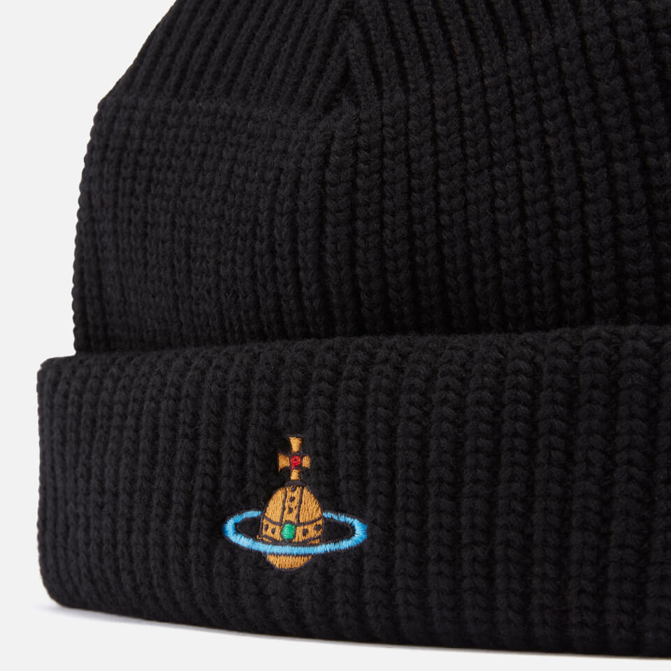 Vivienne Westwood Ribbed Wool Beanie