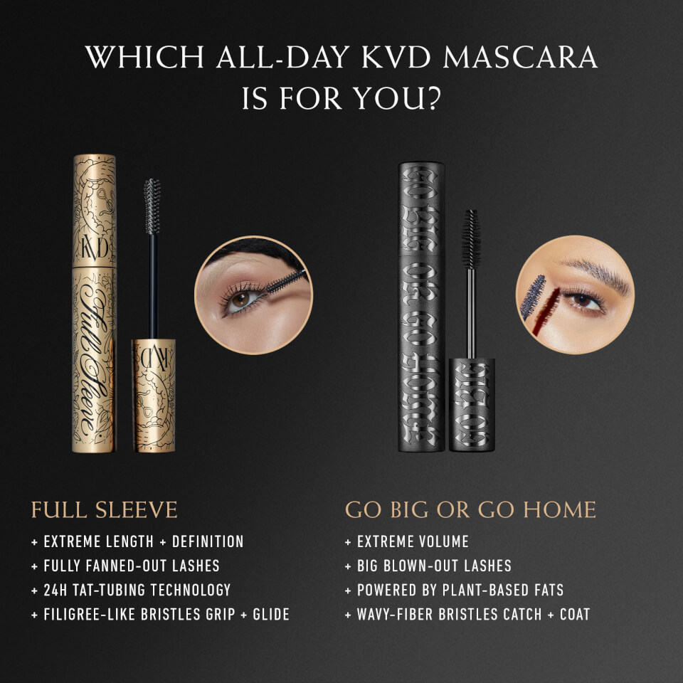 KVD Beauty Full Sleeve Long and Defined Tubing Mascara - Black 11ml