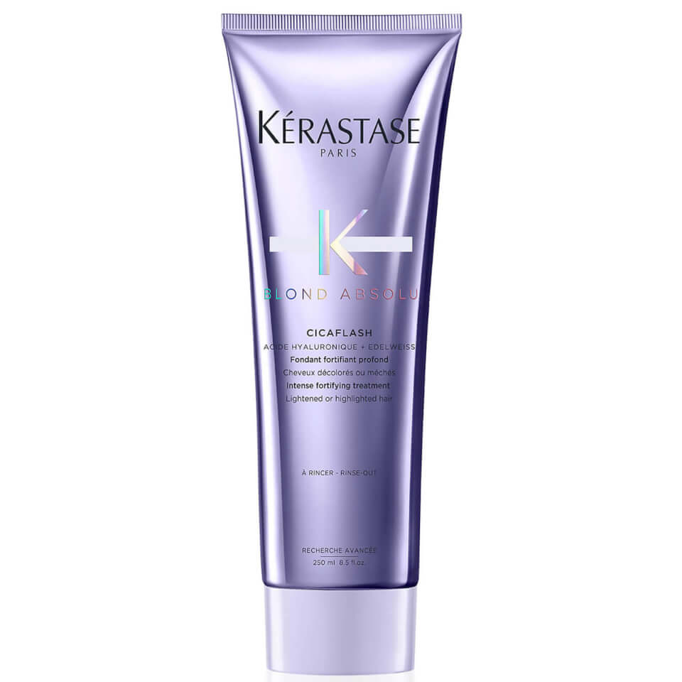 Kérastase Blond Absolu Ultraviolet Shampoo, Conditioner and Oil Trio for Brightening Blonde Hair