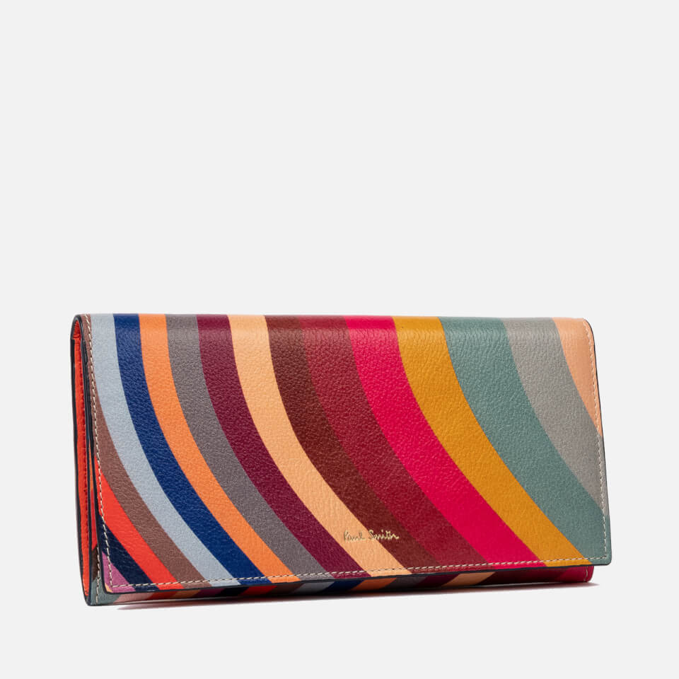Paul Smith Swirl Printed Leather Wallet