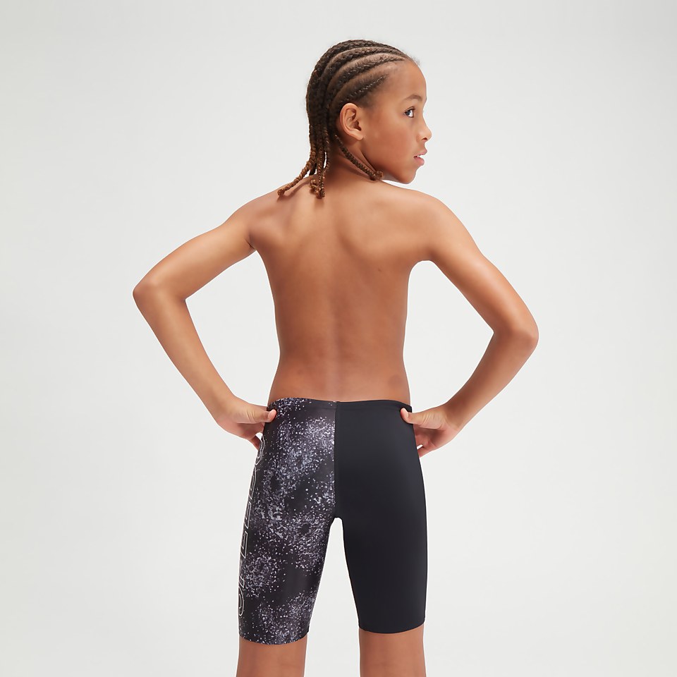Jammer Garçon Placement Digital coupe en V noir/gris