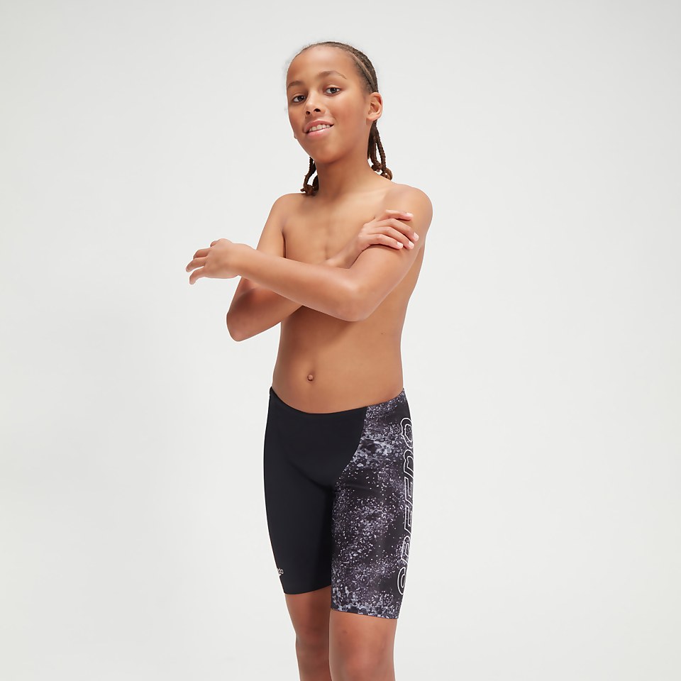 Jammer Garçon Placement Digital coupe en V noir/gris