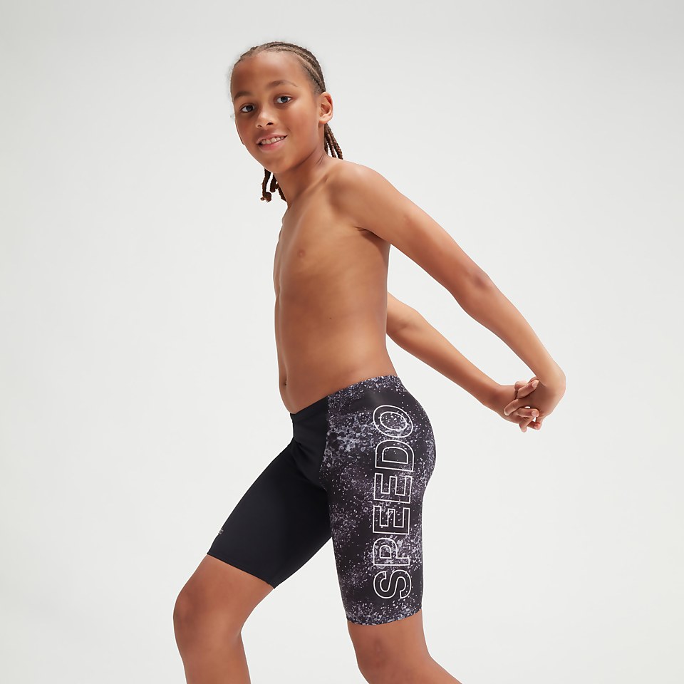 Jammer Garçon Placement Digital coupe en V noir/gris