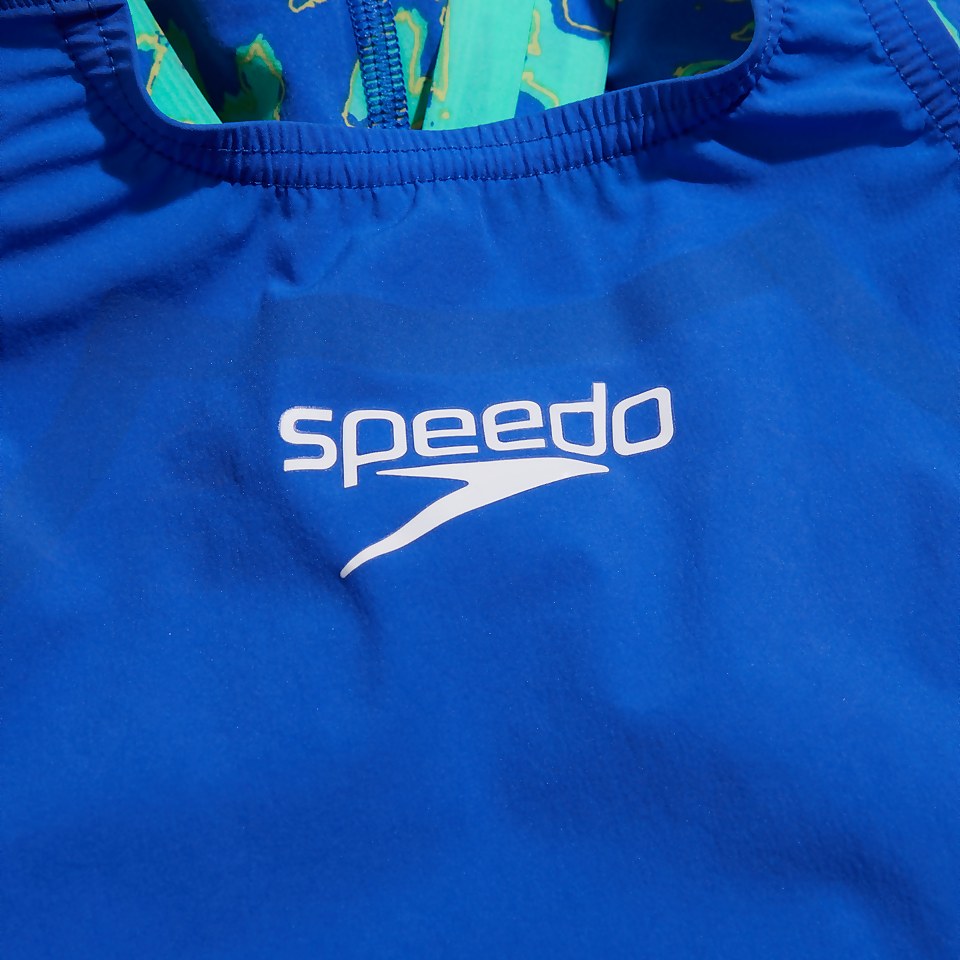 Combinaison Fille Fastskin LZR Ignite bleu/vert