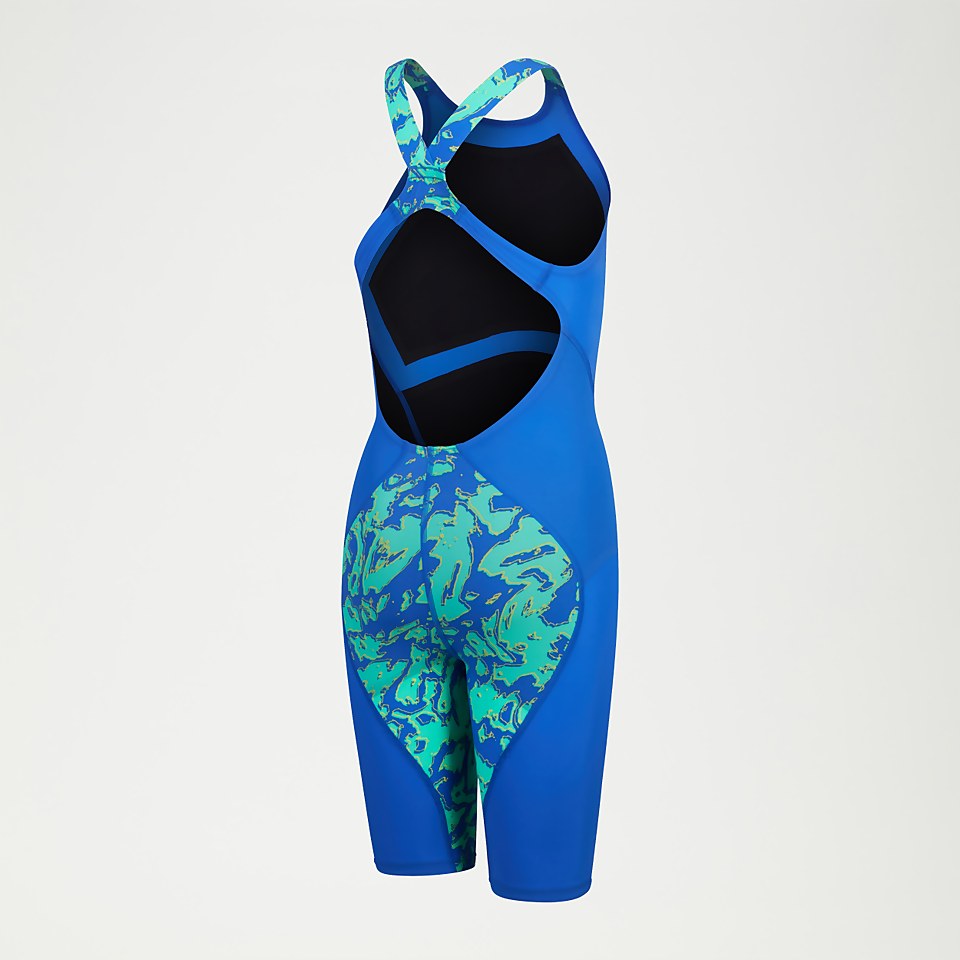 Combinaison Fille Fastskin LZR Ignite bleu/vert