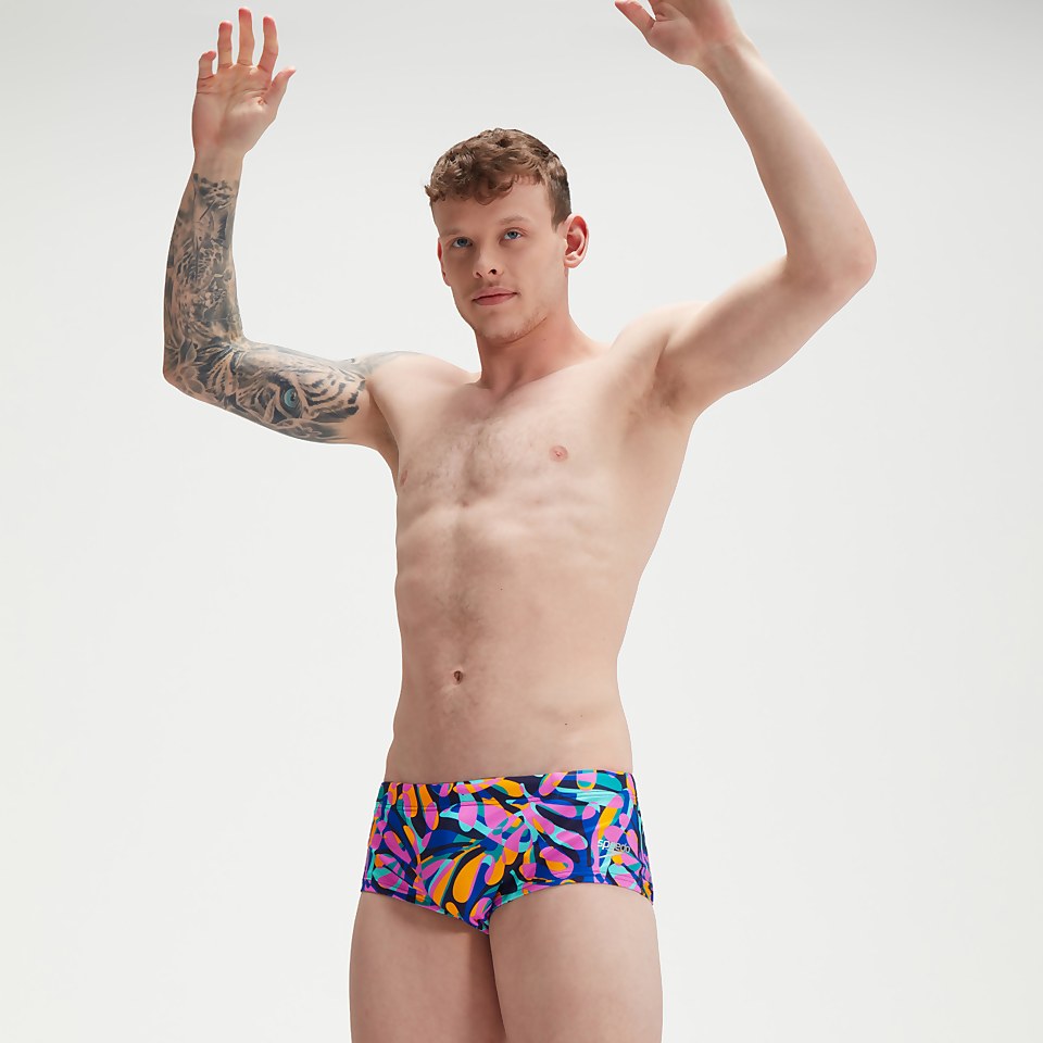 Men's Club Training 13.5cm Allover Digital Brief Blue/Mango