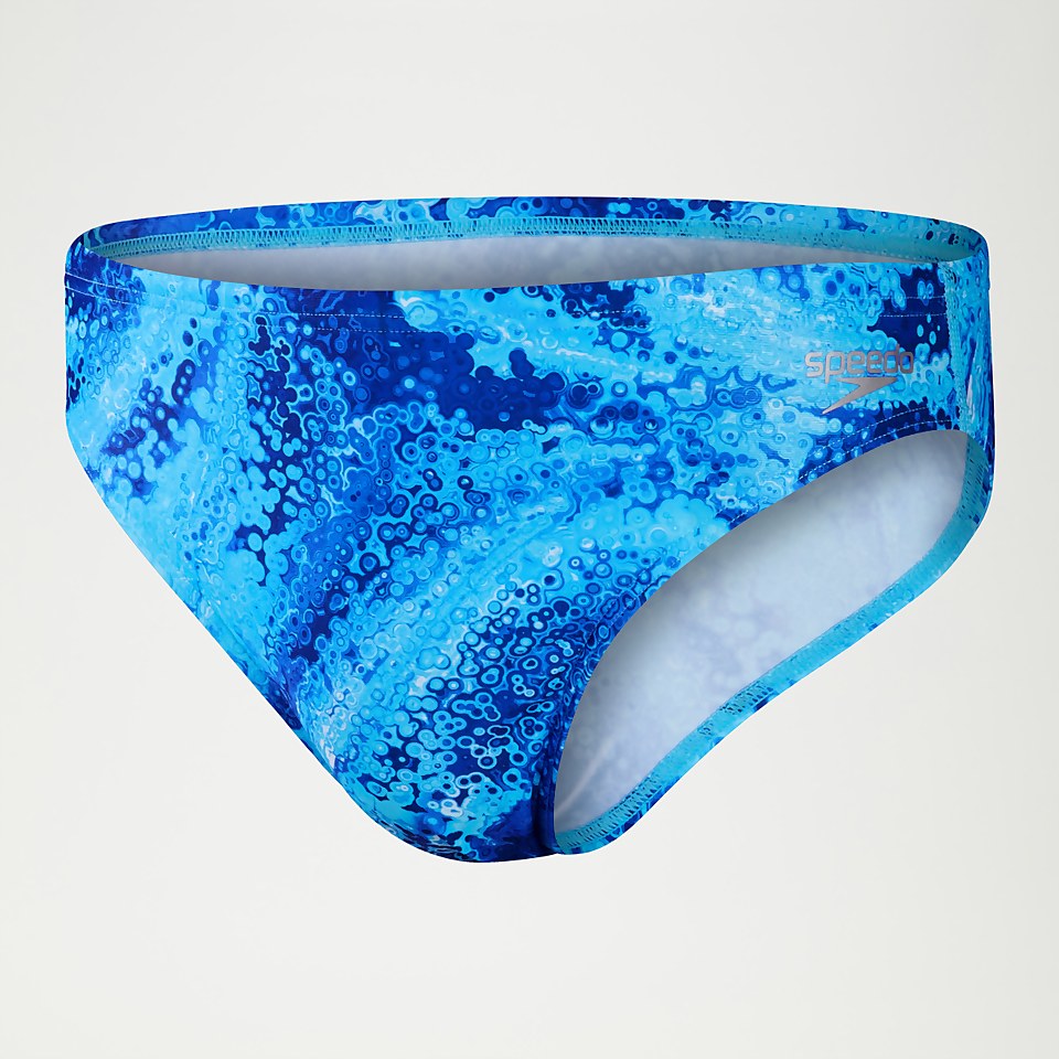 Club Training All-Over Digital-Badehose 5 cm für Herren Blau