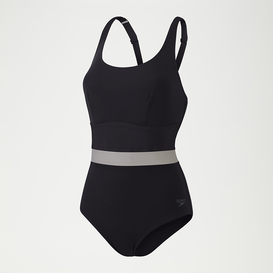 Maillot de bain Femme effet galbant LuniaGlow noir