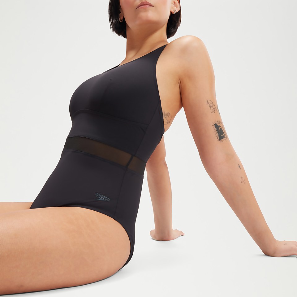 Maillot de bain Femme effet galbant LuniaGlow noir