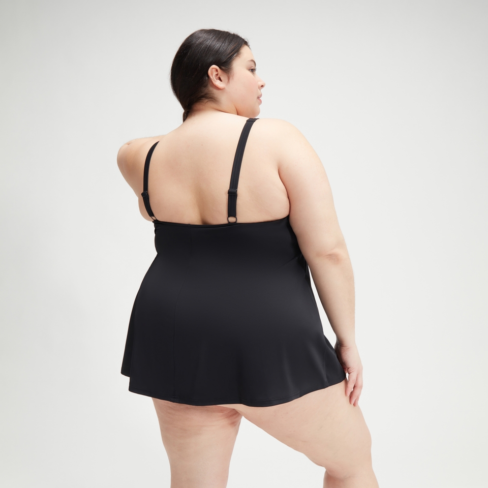 Robe de bain grande taille Femme noir