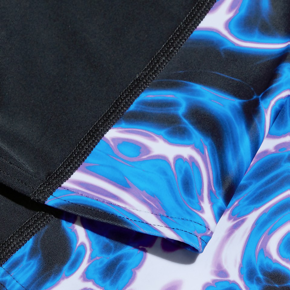 Men's Allover V-Cut Jammer Black/Blue