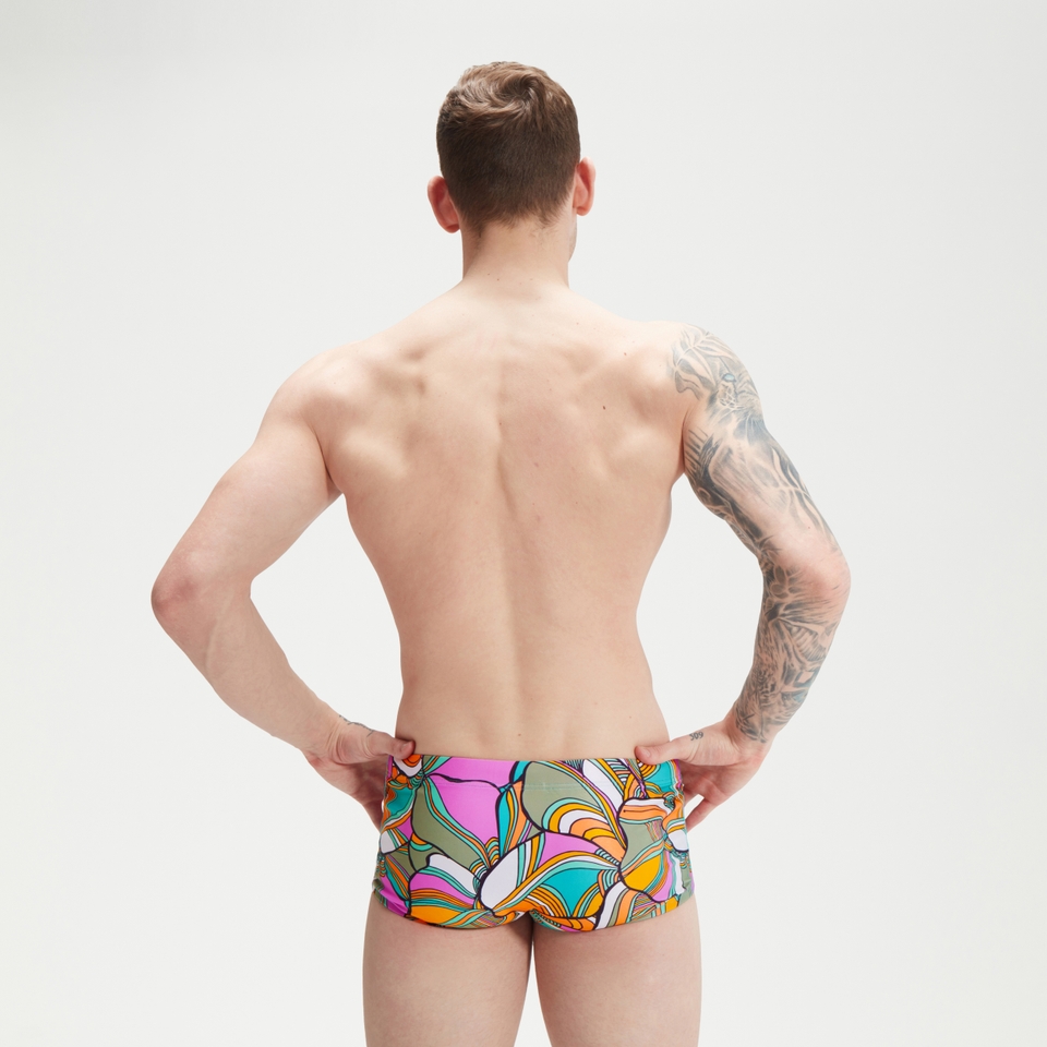 Men's Club Training 17cm Allover Digital Brief Blue/Green
