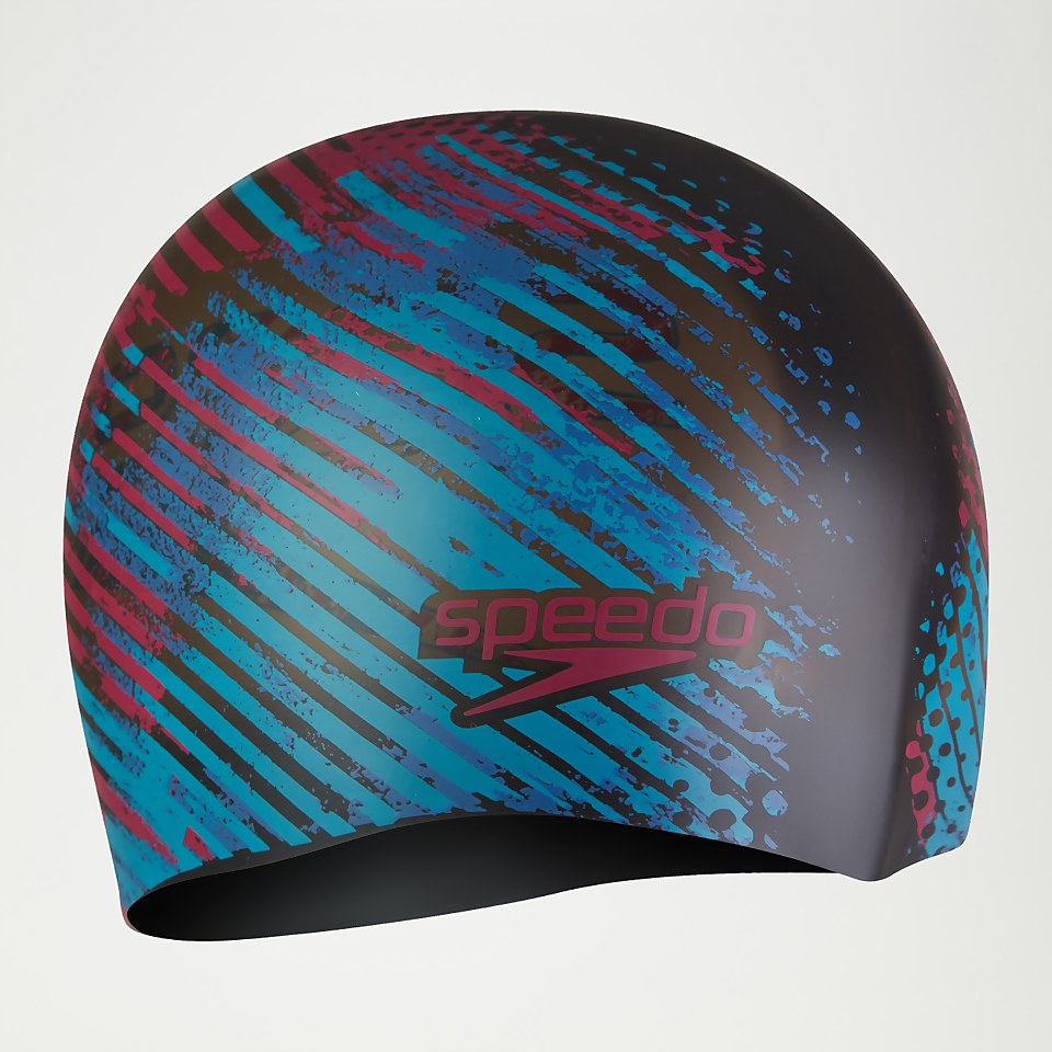 Bonnet Adulte Moulded en silicone réversible bleu/noir
