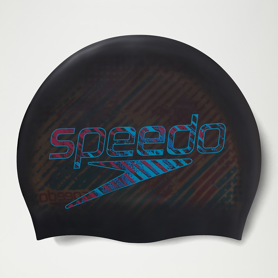 Bonnet Adulte Moulded en silicone réversible bleu/noir