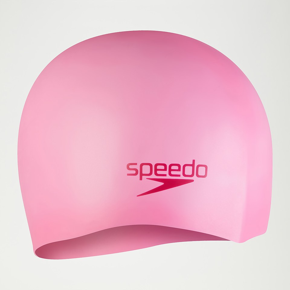 Einfache geformte Silikonbadekappe für Kinder Pink