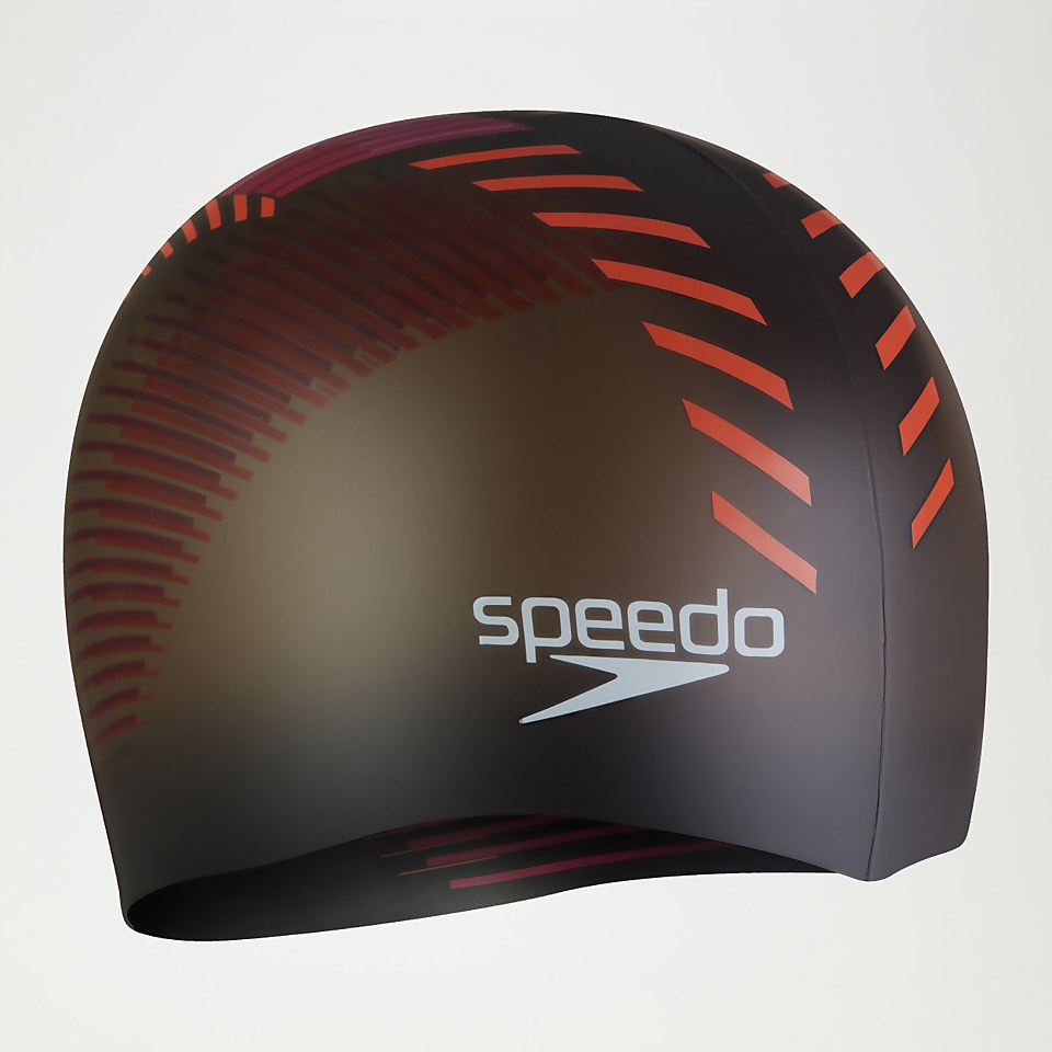 Adult Reversible Moulded Silicone Cap Pink/Black