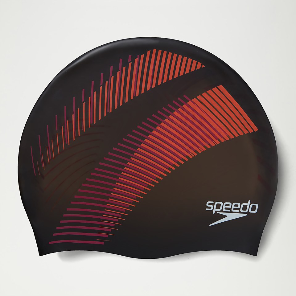 Adult Reversible Moulded Silicone Cap Pink/Black
