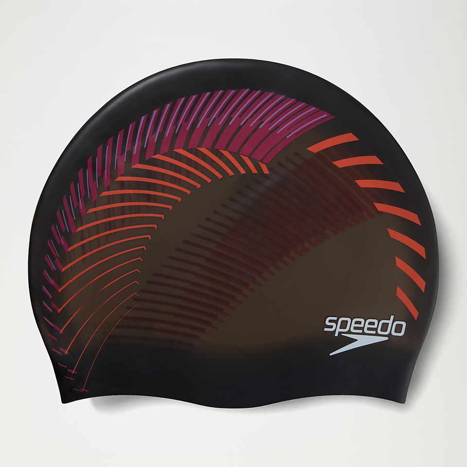 Adult Reversible Moulded Silicone Cap Pink/Black