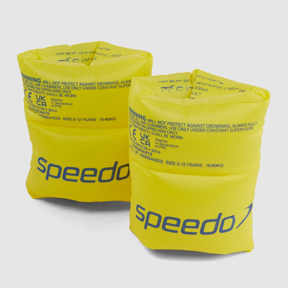 Aufrollbare Schwimmflügel für Kinder Gelb