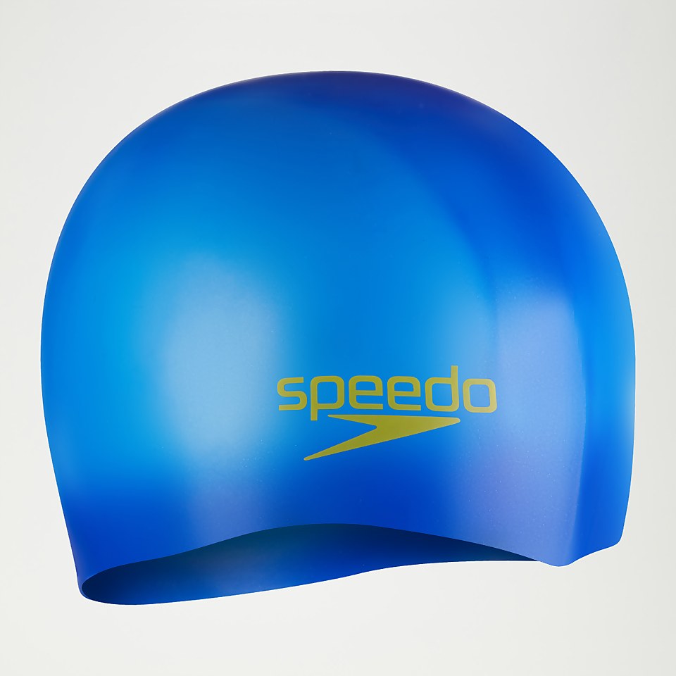 Junior Plain Moulded Silicone Cap Blue