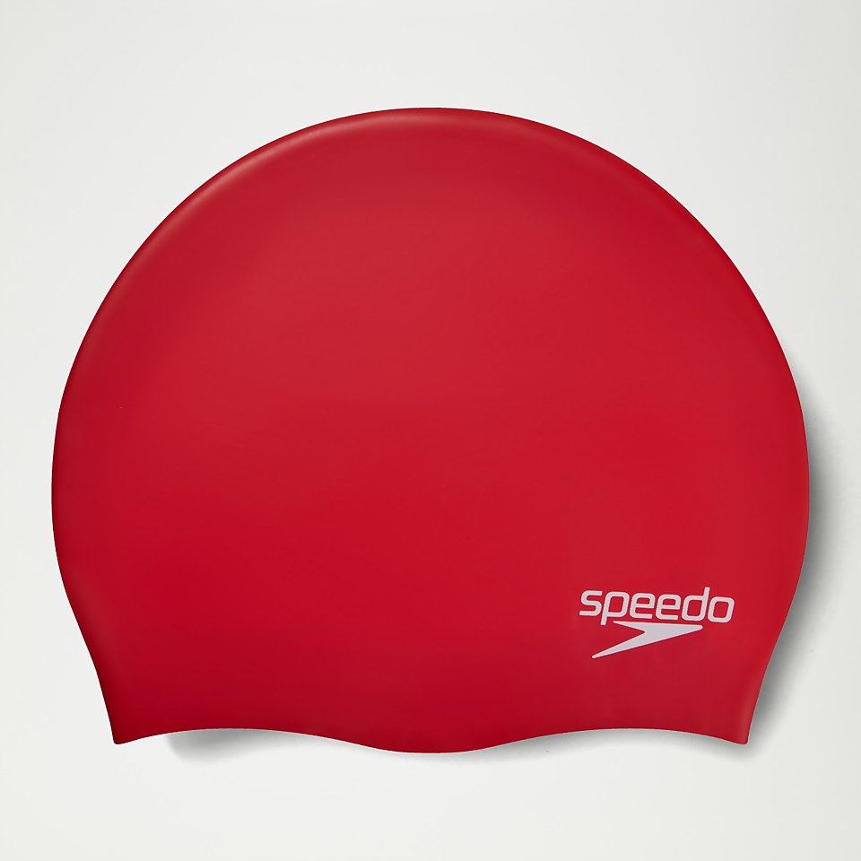 Adult Plain Moulded Silicone Cap Red