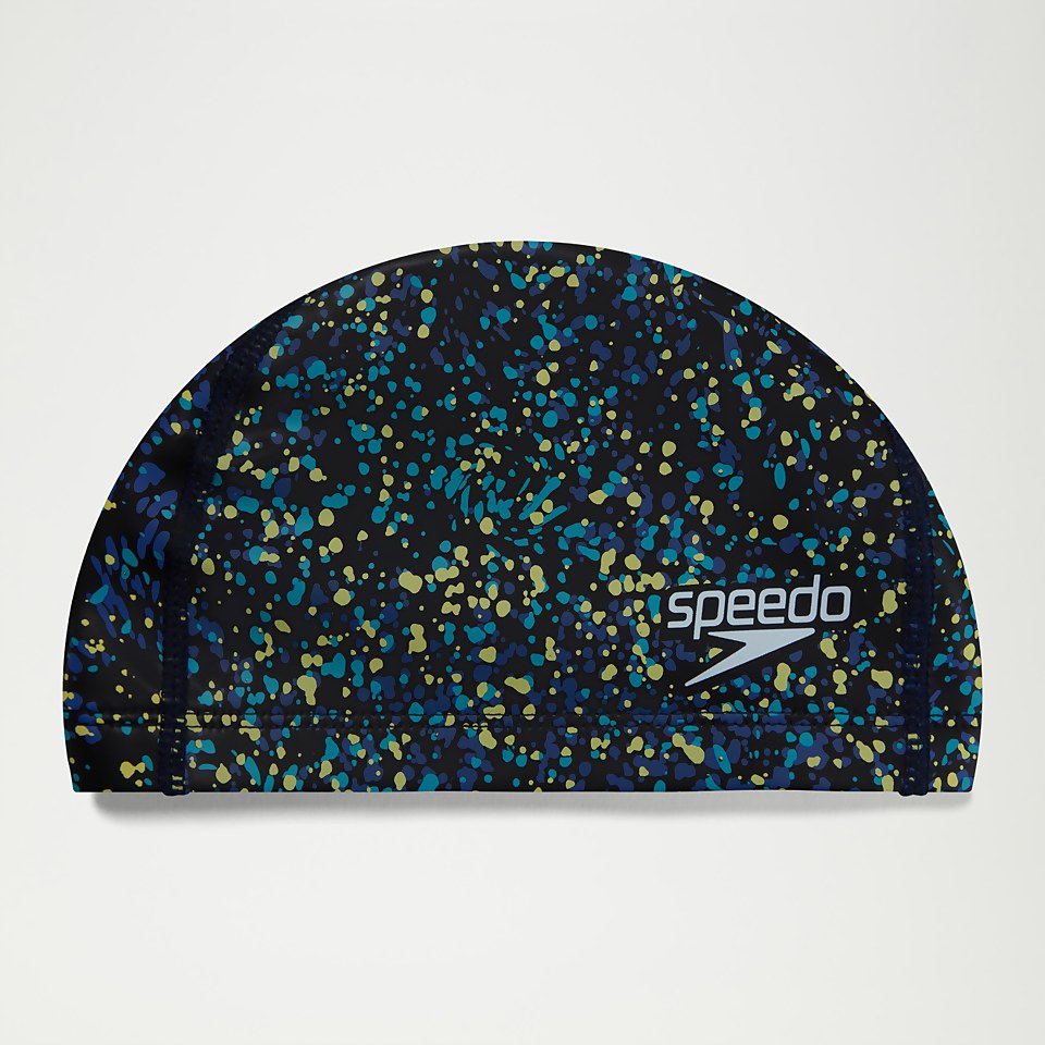 Bonnet Junior Pace imprimé bleu marine/bleu