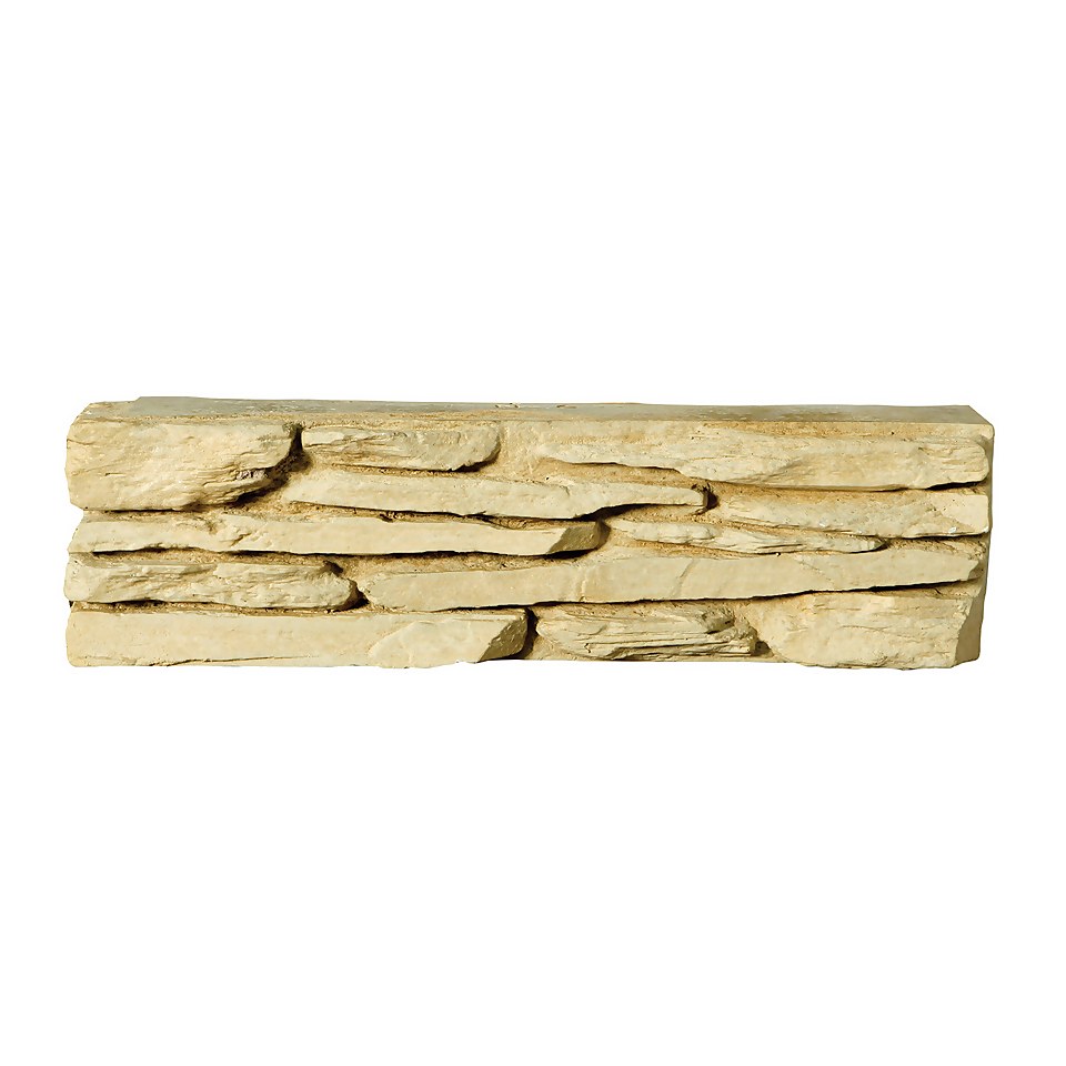Stylish Stone Daleside Walling Full Block - Gold
