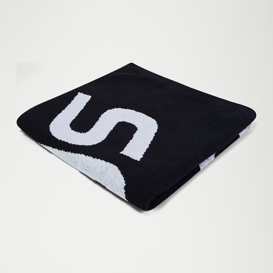 Serviette de bain Speedo Logo noir