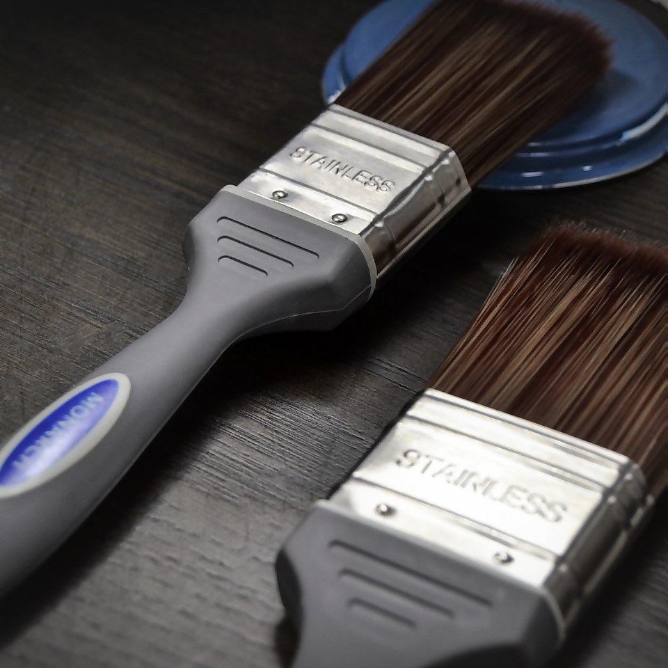 Monarch All Purpose Paint Brush Set 3 Pack Homebase