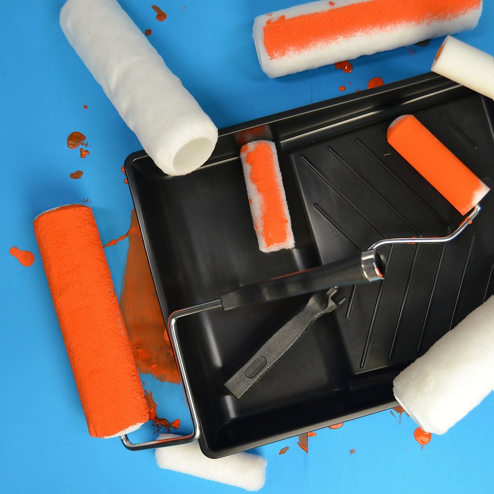 Pro Renovator 230mm Paint Roller Kit 14 Pack Homebase