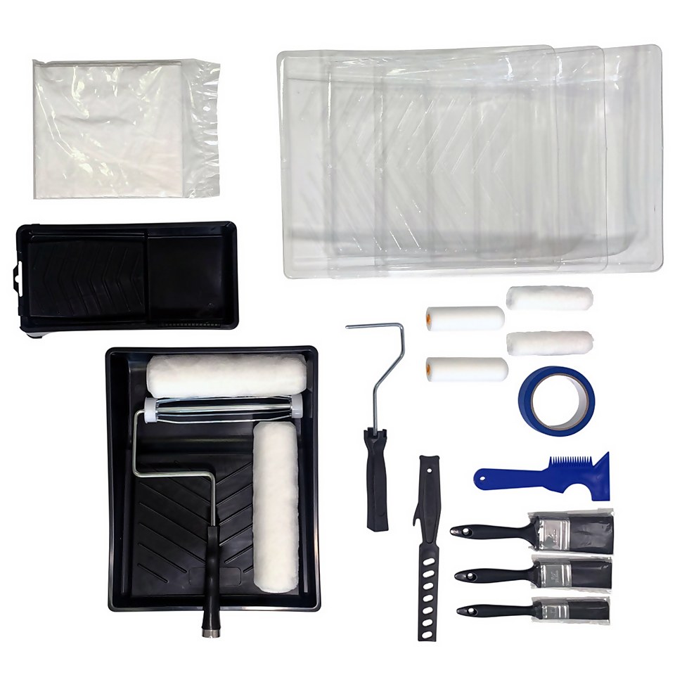 Pro Renovator 230mm Paint Roller Kit 20 Pack Homebase