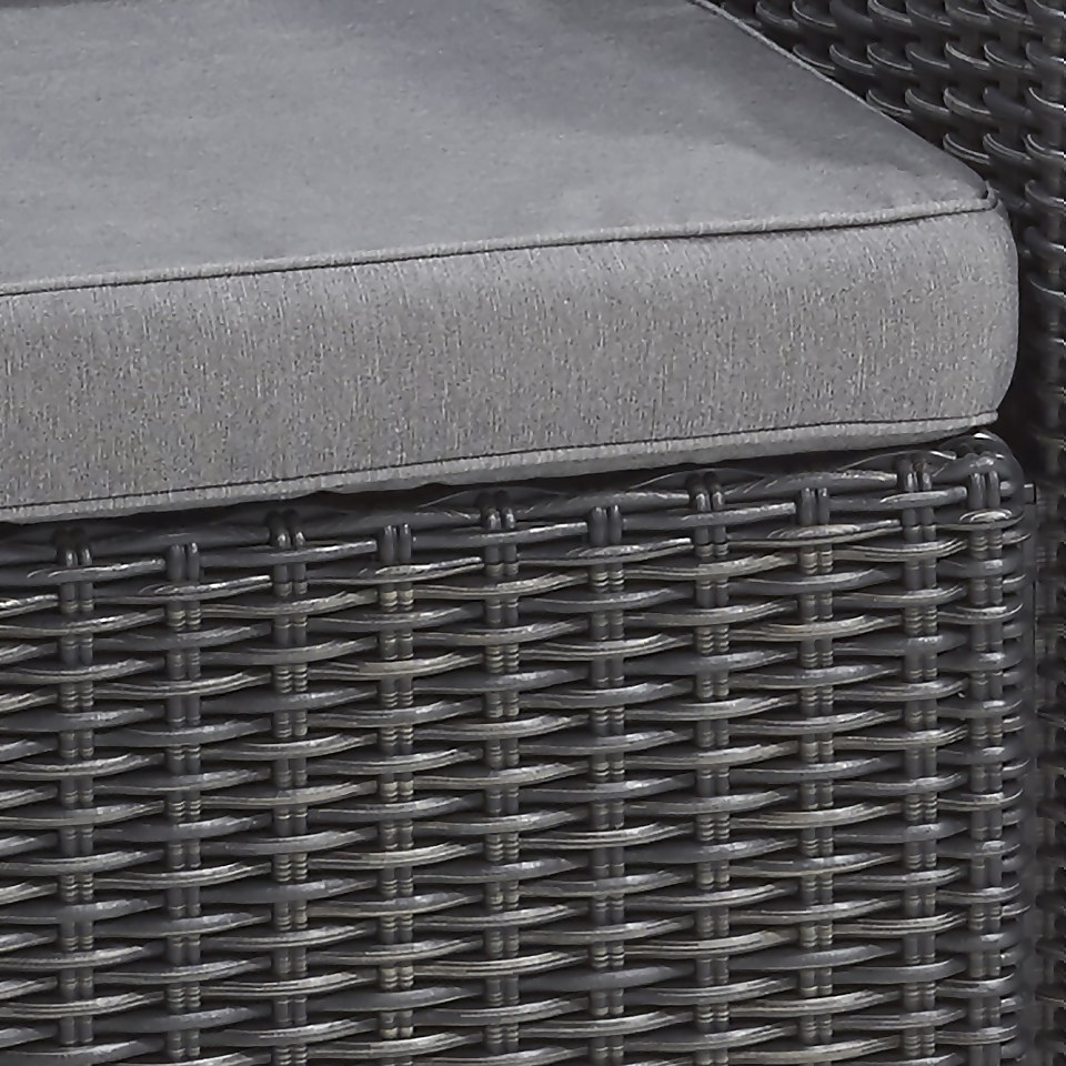 Keter California 2 Seater Outdoor Balcony Garden Furniture Chaise