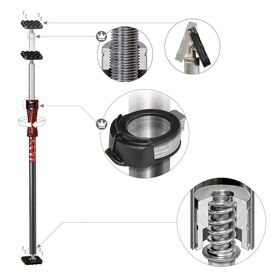 PIHER Multi Prop P3 155290cm with Arm + Homebase