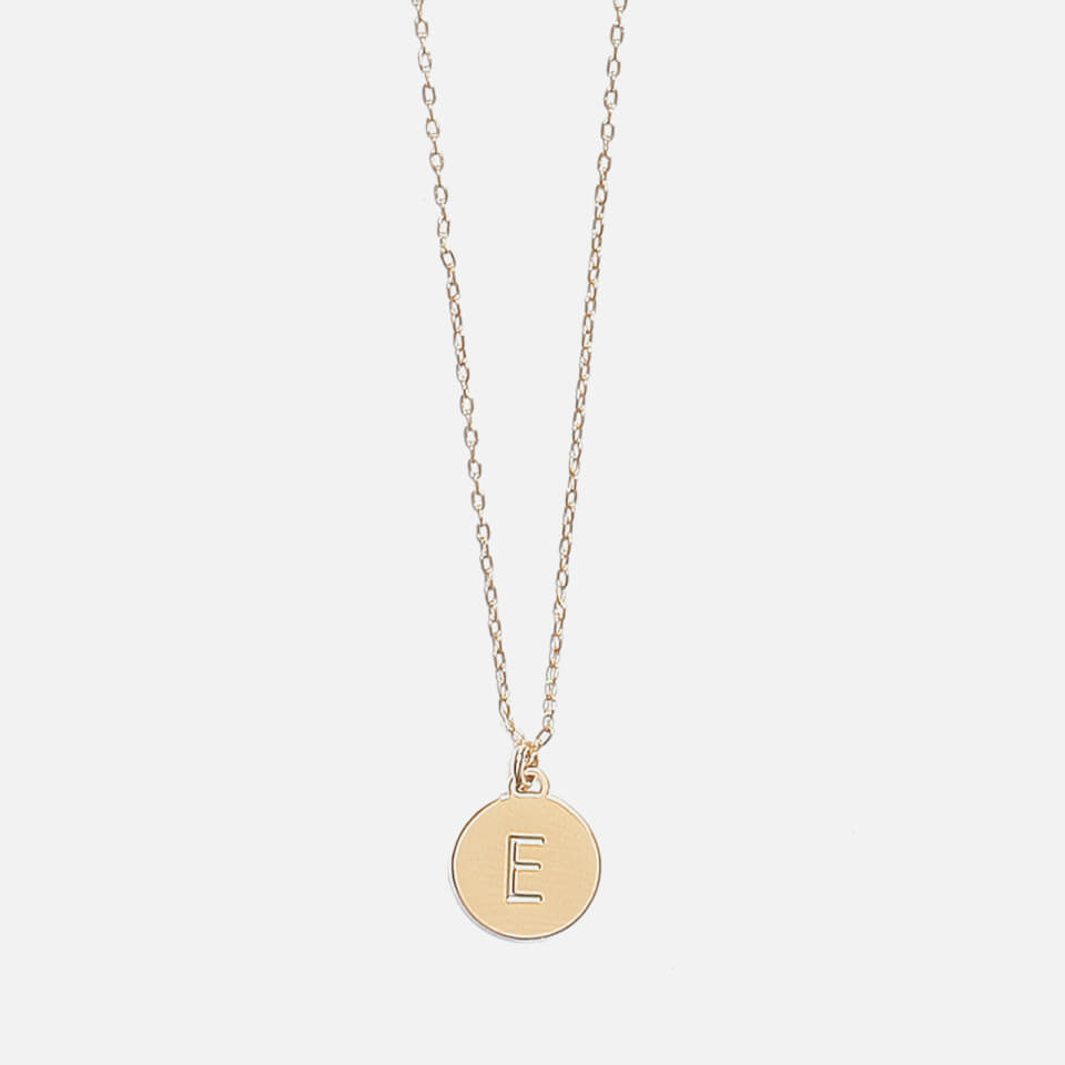 Kate Spade New York Mini Initial Gold-Plated Necklace