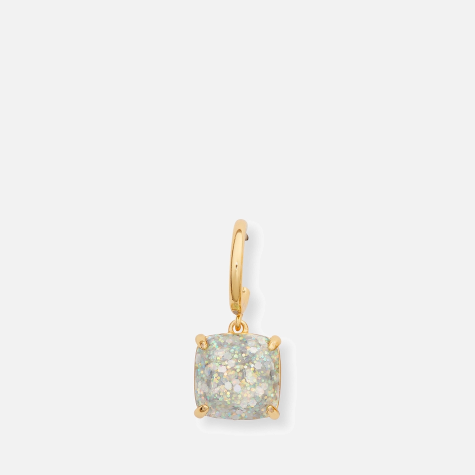 Kate Spade New York Mini Square Gold-Plated Huggies
