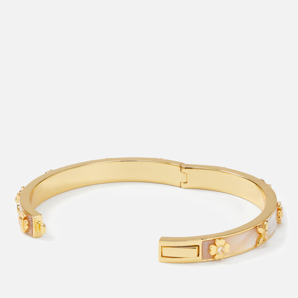 Kate Spade New York Heritage Bloom Gold-Plated Bangle