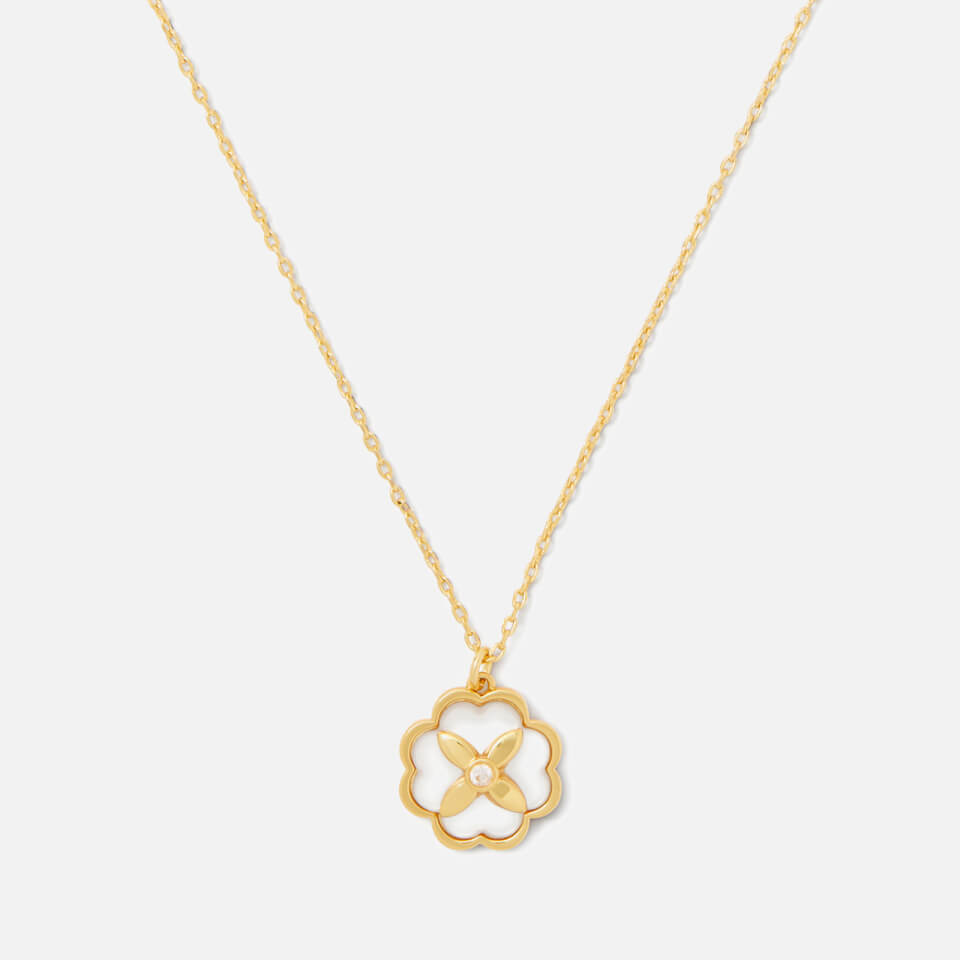 Kate Spade New York Heritage Bloom Gold-Plated Necklace