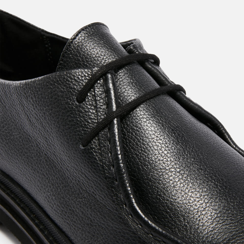 Walk London Men s Brooklyn Apron Pebbled Leather Shoes Allsole