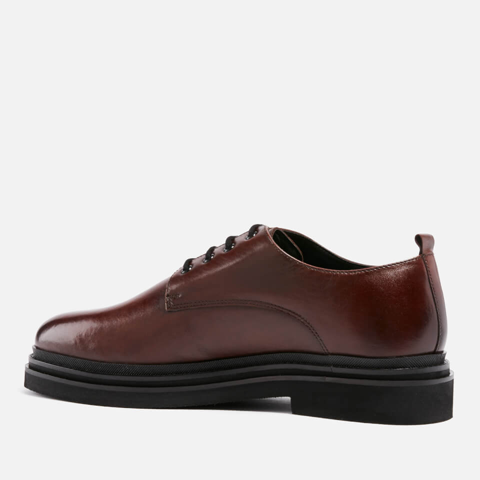 Walk London Men's Brooklyn Derby Leather Shoes