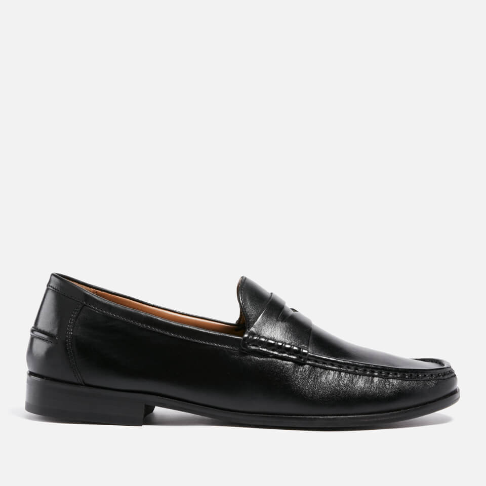 Walk London Men's Tino Leather Saddle Loafers