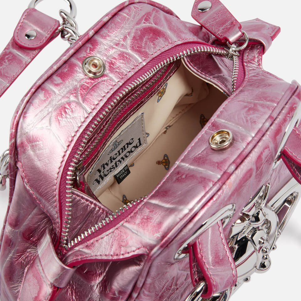 Vivienne Westwood Embossed Archive Orb Leather Bag