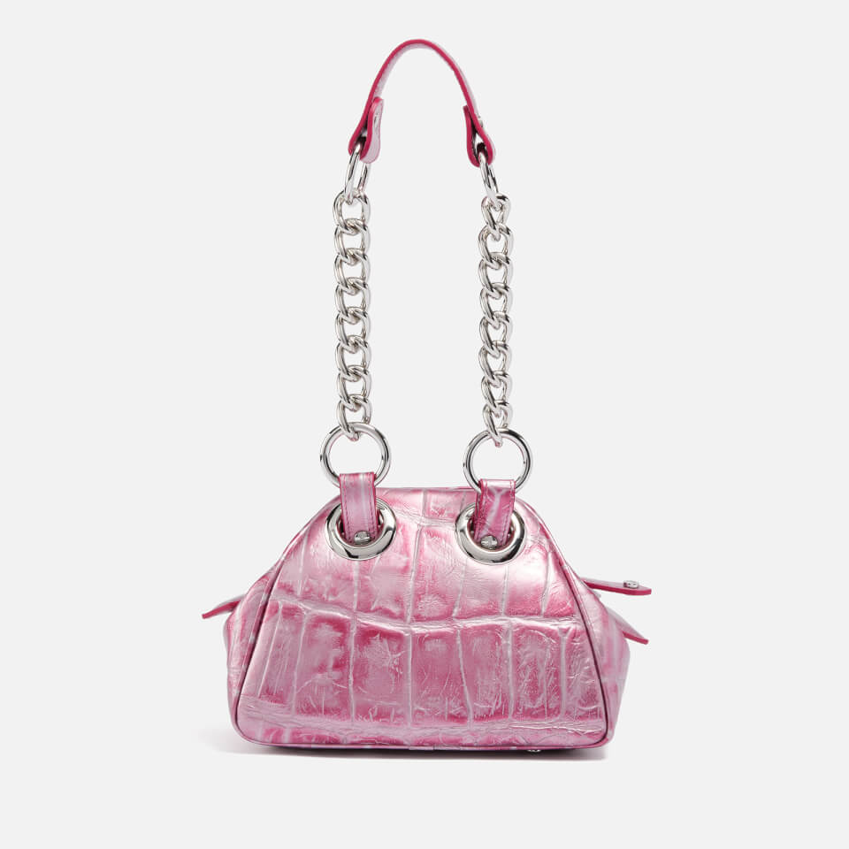 Vivienne Westwood Embossed Archive Orb Leather Bag