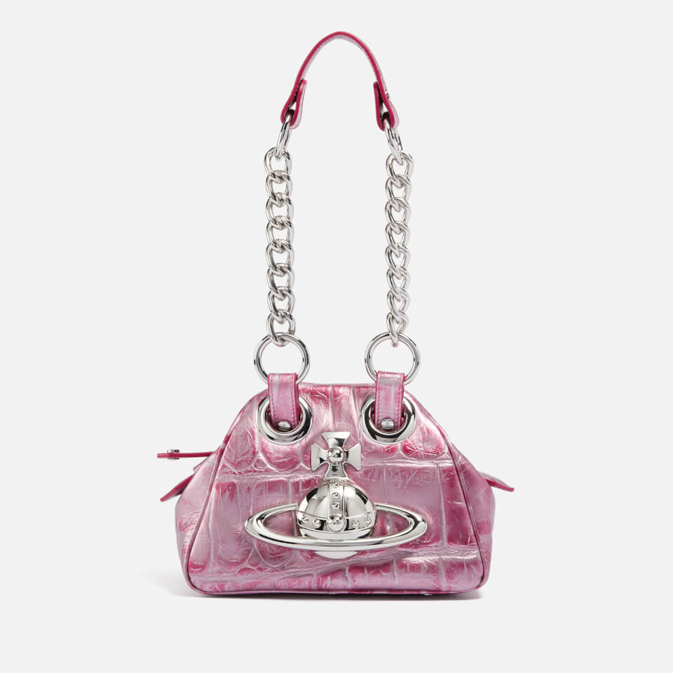 Vivienne Westwood Embossed Archive Orb Leather Bag