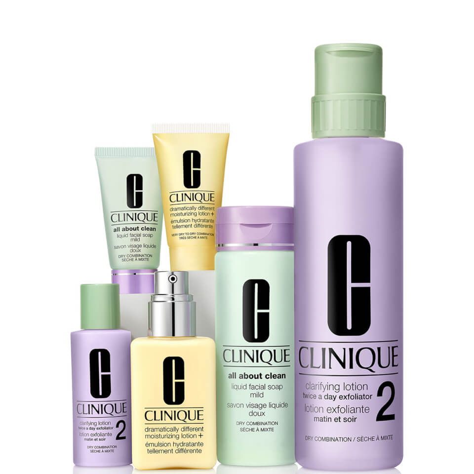 Clinique Great Skin Everywhere Skincare Set for Dry Combination Skin
