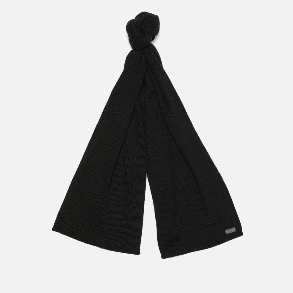 Barbour Crimdon Ribbed-Knit Beanie and Scarf Gift Set