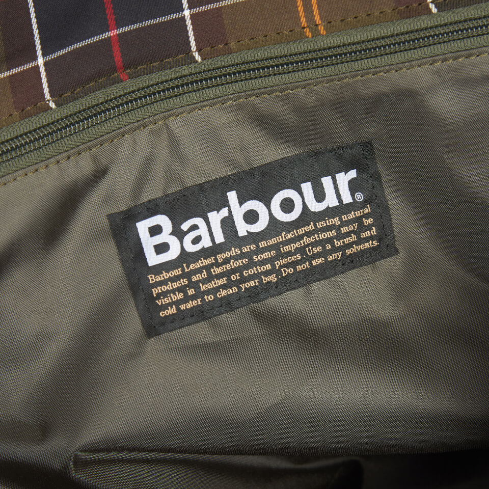 Barbour islington wax cotton holdall clearance