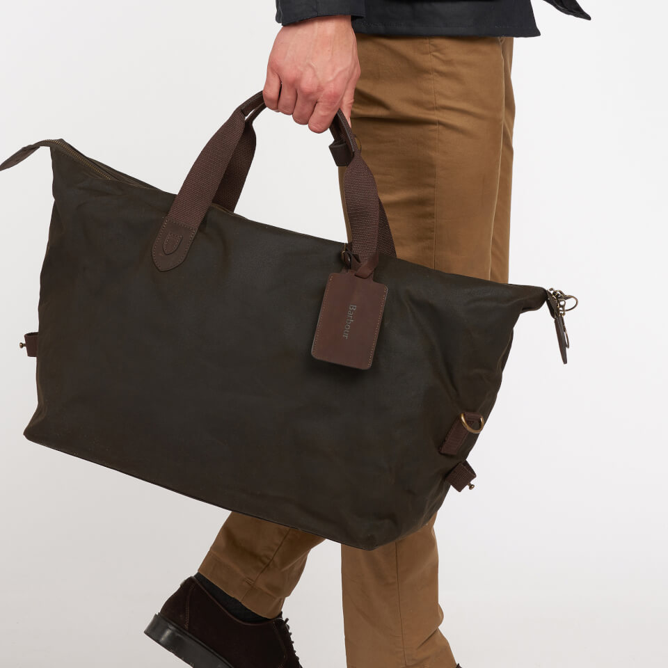 Waxed cotton holdall hot sale