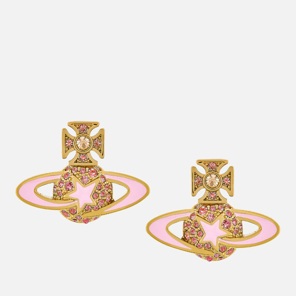 Vivienne Westwood Darlene Gold-Tone and Crystal Earrings