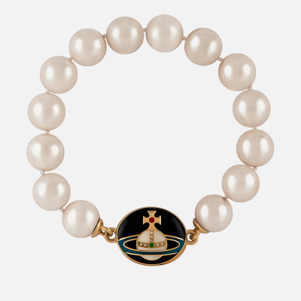 Vivienne westwood pearl sales bracelet gold